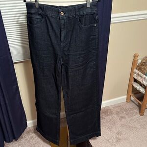 Talbots Women's Dark Blue Trouser Jeans